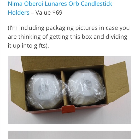 🏡Brand New Nina Oberoi Lunares Orb Candlestick holders G11 - Picture 3 of 3